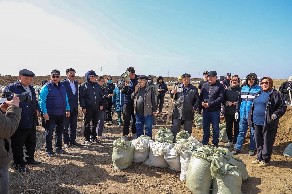 HERO OF LABOR OF KAZAKHSTAN ILYA ZHAKANOV SUPPORTED THE WORK ON THE CONSTRUCTION OF THE DAM
