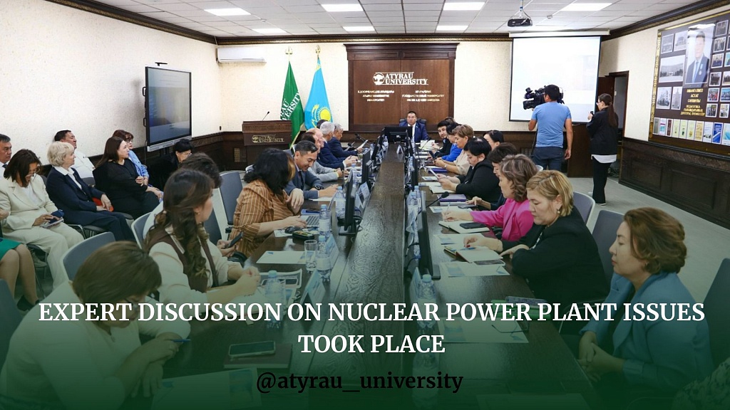 EXPERT DISCUSSION ON NUCLEAR POWER PLANT ISSUES TOOK PLACE EXPERT DISCUSSION ON NUCLEAR POWER PLANT ISSUES TOOK PLACE