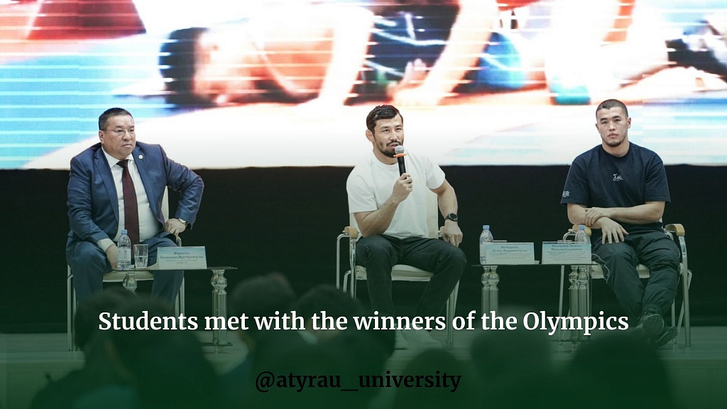  Students met with the winners of the Olympics