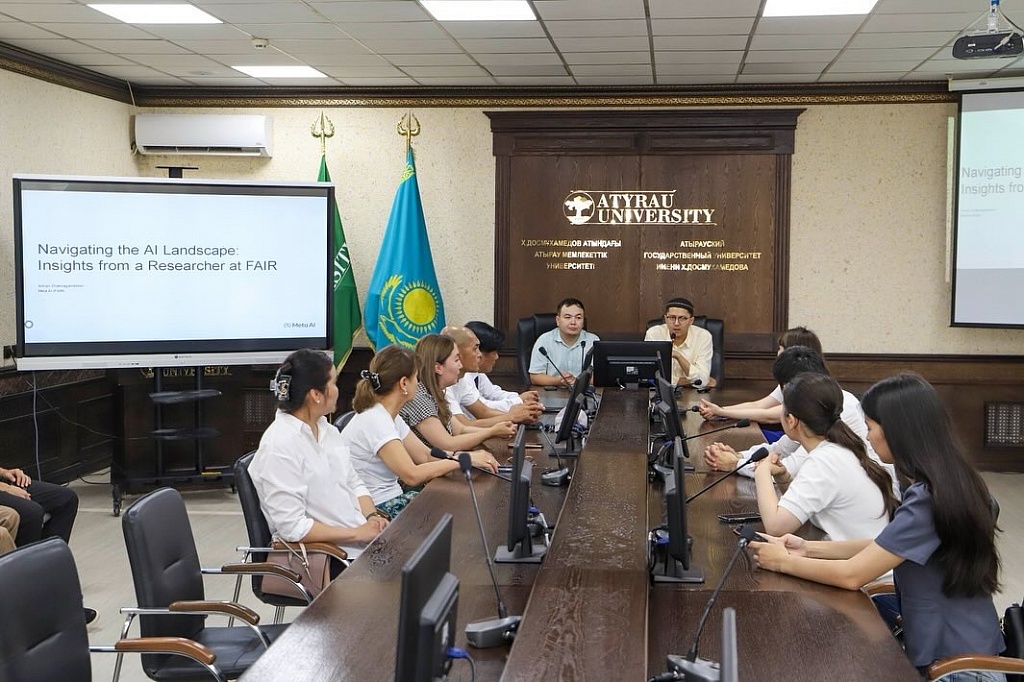 META-НЫҢ ҒЫЛЫМИ ҚЫЗМЕТКЕРІ АРМАН ЖАРМАҒАМБЕТОВ СТУДЕНТТЕРМЕН КЕЗДЕСТІ